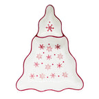 Winterfest Chip and Dip Tree Platter - Che Cose Belle