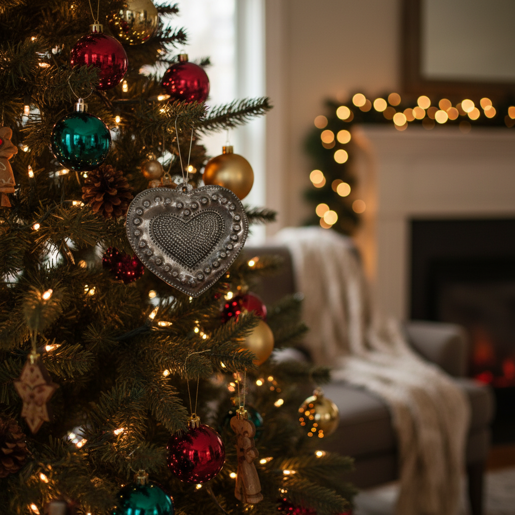 Beveled Heart Ornament