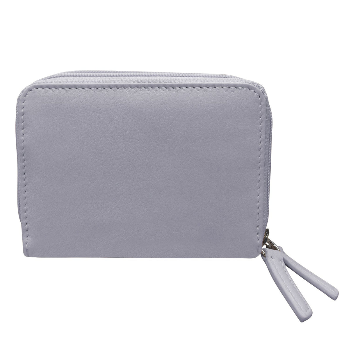 DOUBLE ZIP ACCORDION CREDIT CARD HOLDER