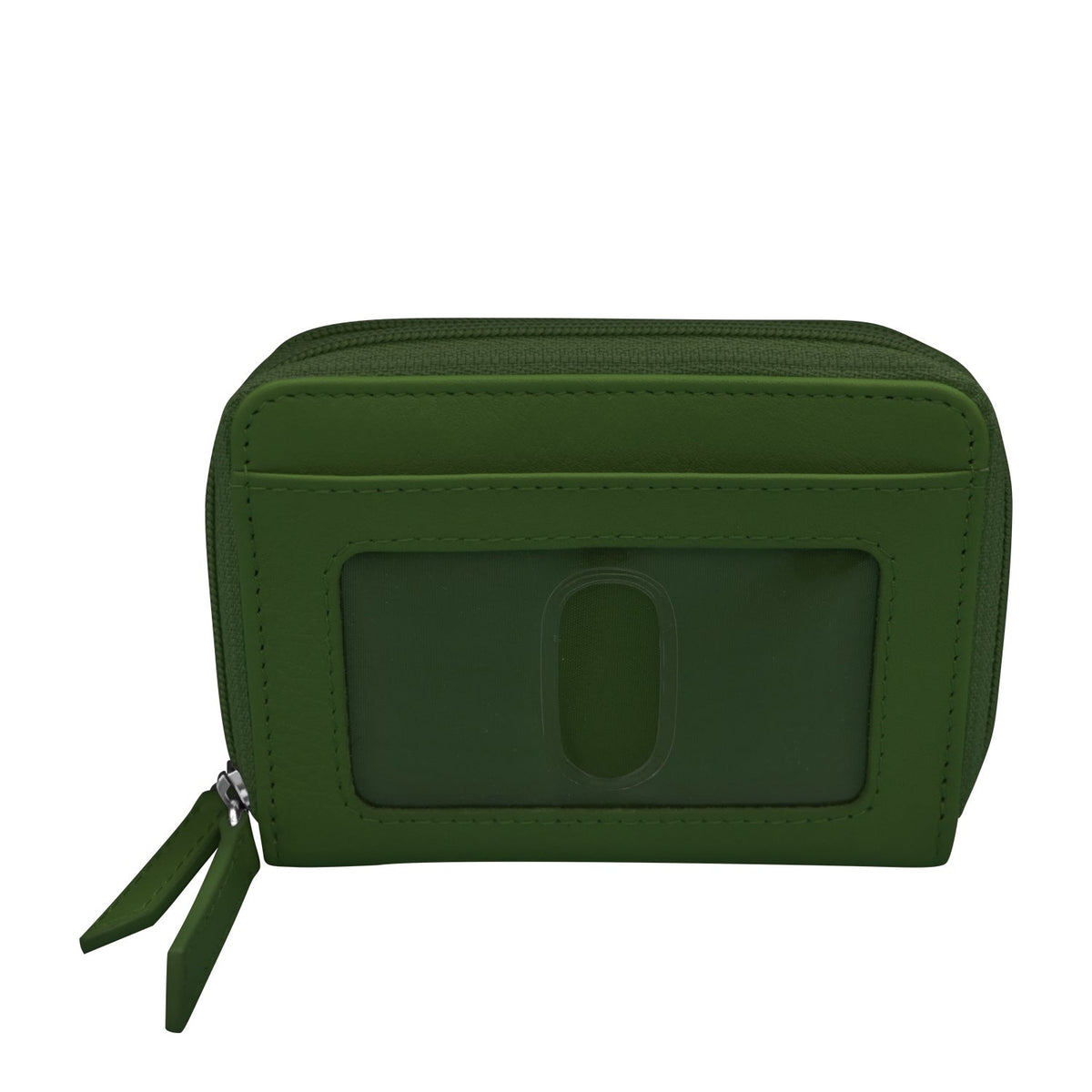 DOUBLE ZIP ACCORDION CREDIT CARD HOLDER