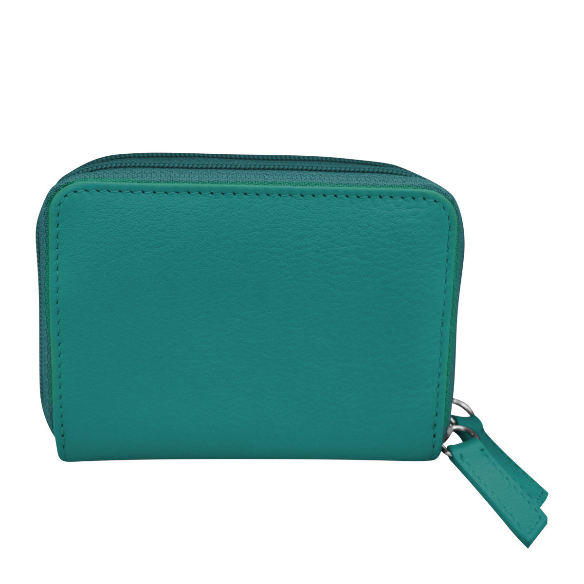 DOUBLE ZIP ACCORDION CREDIT CARD HOLDER