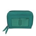 DOUBLE ZIP ACCORDION CREDIT CARD HOLDER