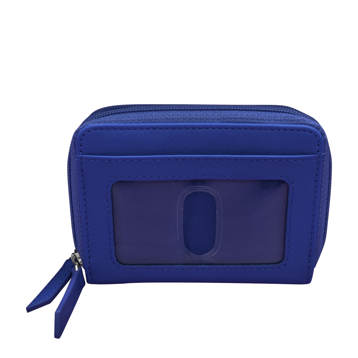 DOUBLE ZIP ACCORDION CREDIT CARD HOLDER