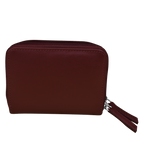 DOUBLE ZIP ACCORDION CREDIT CARD HOLDER