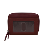 DOUBLE ZIP ACCORDION CREDIT CARD HOLDER
