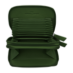 DOUBLE ZIP ACCORDION CREDIT CARD HOLDER