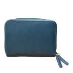 DOUBLE ZIP ACCORDION CREDIT CARD HOLDER