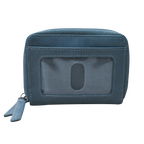 DOUBLE ZIP ACCORDION CREDIT CARD HOLDER