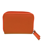 DOUBLE ZIP ACCORDION CREDIT CARD HOLDER