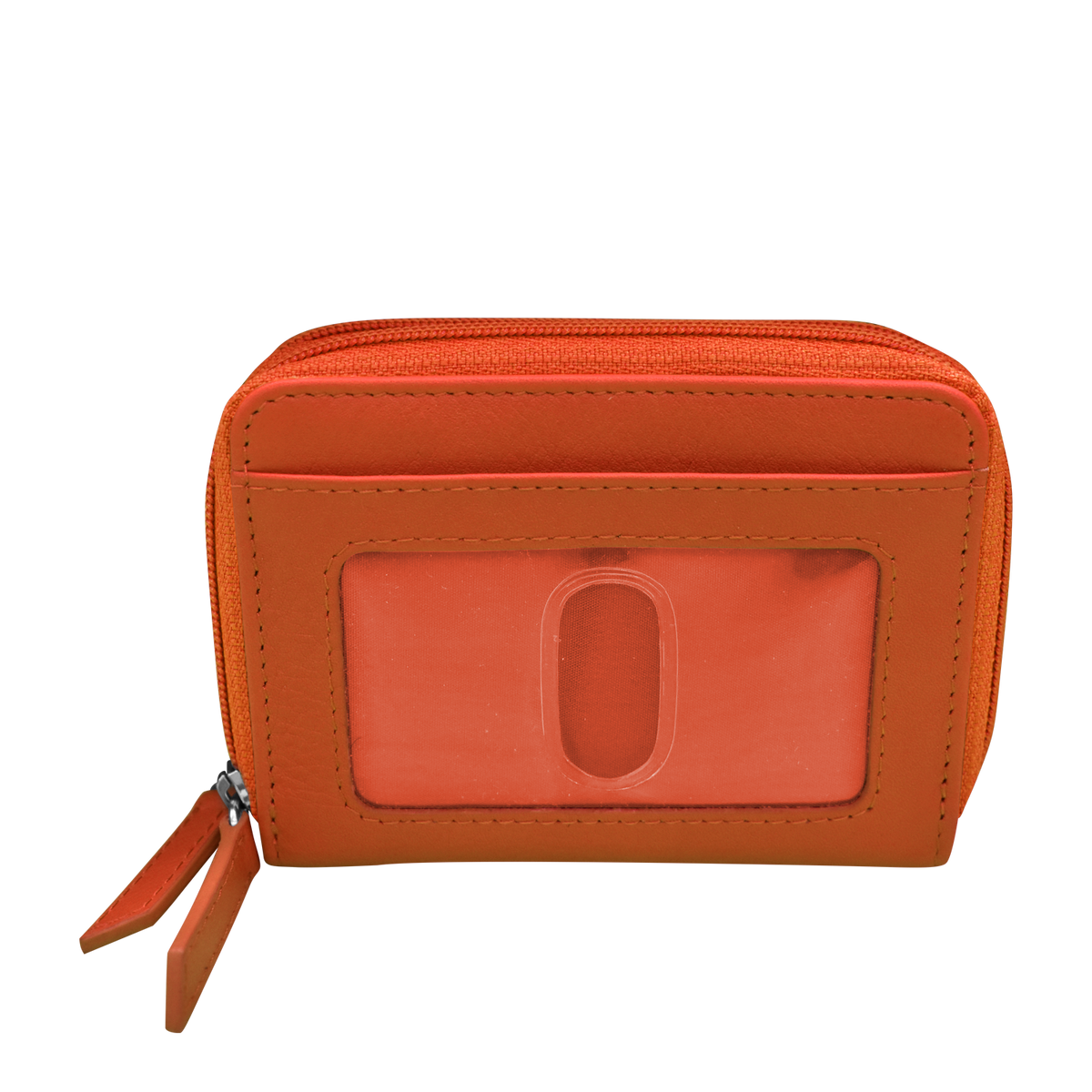 DOUBLE ZIP ACCORDION CREDIT CARD HOLDER