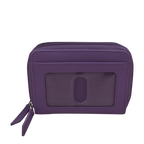 DOUBLE ZIP ACCORDION CREDIT CARD HOLDER