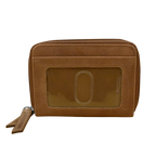 DOUBLE ZIP ACCORDION CREDIT CARD HOLDER