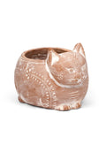 Crouching Cat Planter