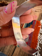 Handcrafted Rolled Sterling Silver Cuff Bracelet