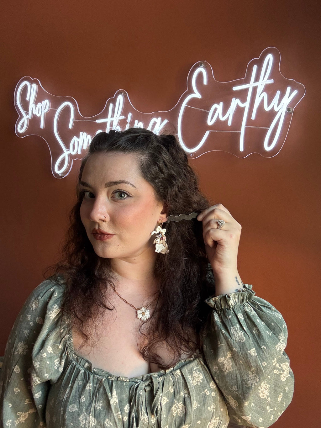 Floppy Eared Bunnies with Bow