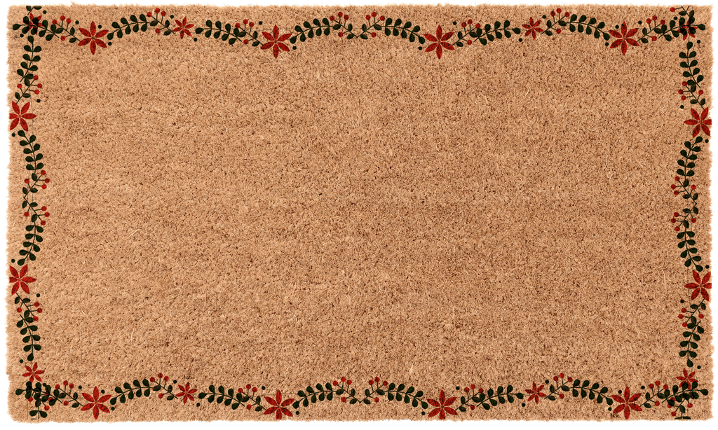 Christmas Poinsettia Border