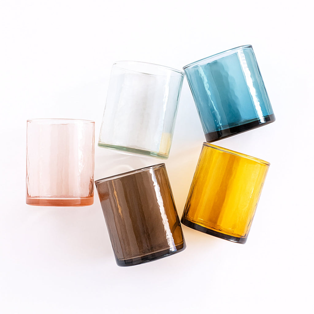 S/4 Recycled Hammered Glasses
