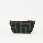 Large Convertible Pouch - Safari Kuba with Beaded Red Heart