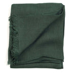 Coco Brown Hand Woven Linen Silk Blend Scarf