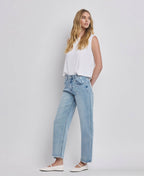 Lovervet by VERVET High Rise Barrel Leg Jeans