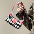 RAMODO Chic Diamond Lattice Handbag iPhone Case