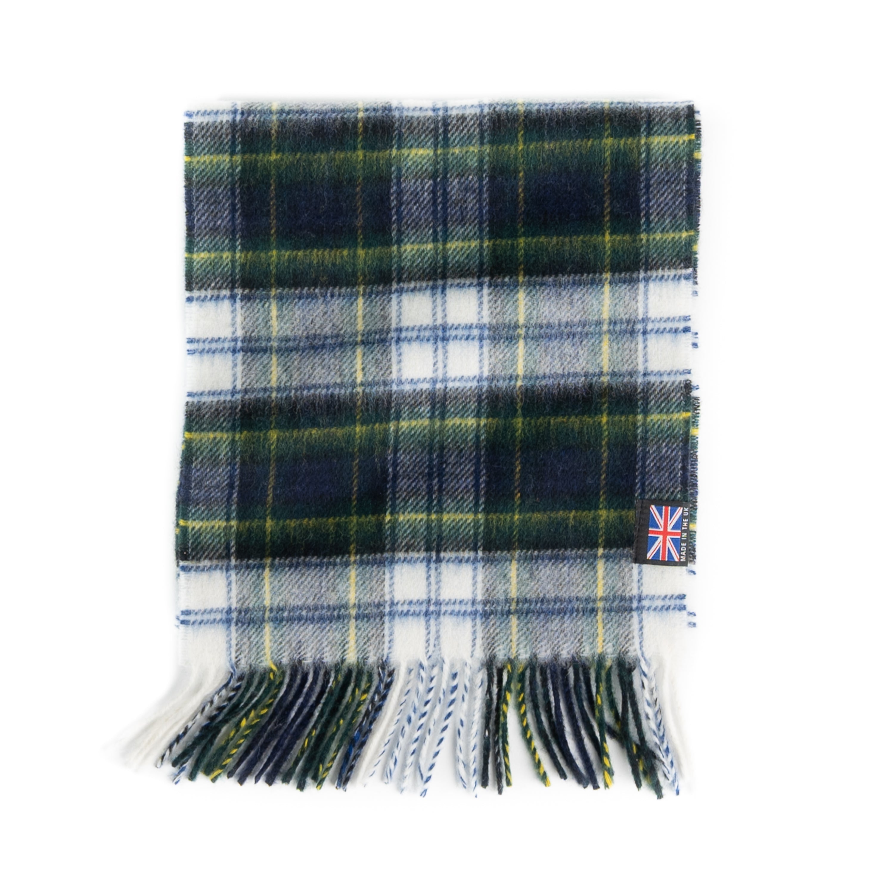 Prince of Scots Merino Lambswool Tartan Scarf (Dress Gordon)