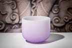 7 Chakra Color Quartz Crystal Singing Bowl Set (8"-14") - Che Cose Belle