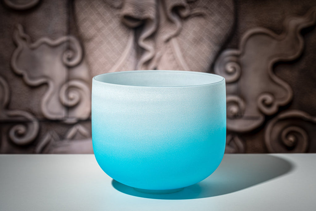 7 Chakra Color Quartz Crystal Singing Bowl Set (8"-14") - Che Cose Belle