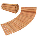 7 FT Wooden Garden Pathway with Anti-slip Surface for Gardens Patios - Che Cose Belle