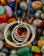 🔘 7-Layered Asymmetrical Circle Pendant Necklace – Bold. Minimal. Fabulous. - Che Cose Belle