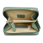 CHECKERBOARD ZIP AROUND WALLET