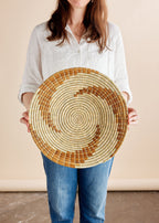 Bahari Banana Bark Wall Basket