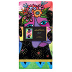 Laurel Burch Violet Cotton Tea Towel – Flat Weave, Absorbent