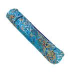 Geometric Print Yoga Mat Bag - Blue Peach