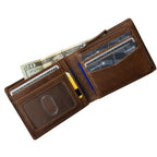 MEN'S WALLET BIFOLD WITH ZIP POCKET