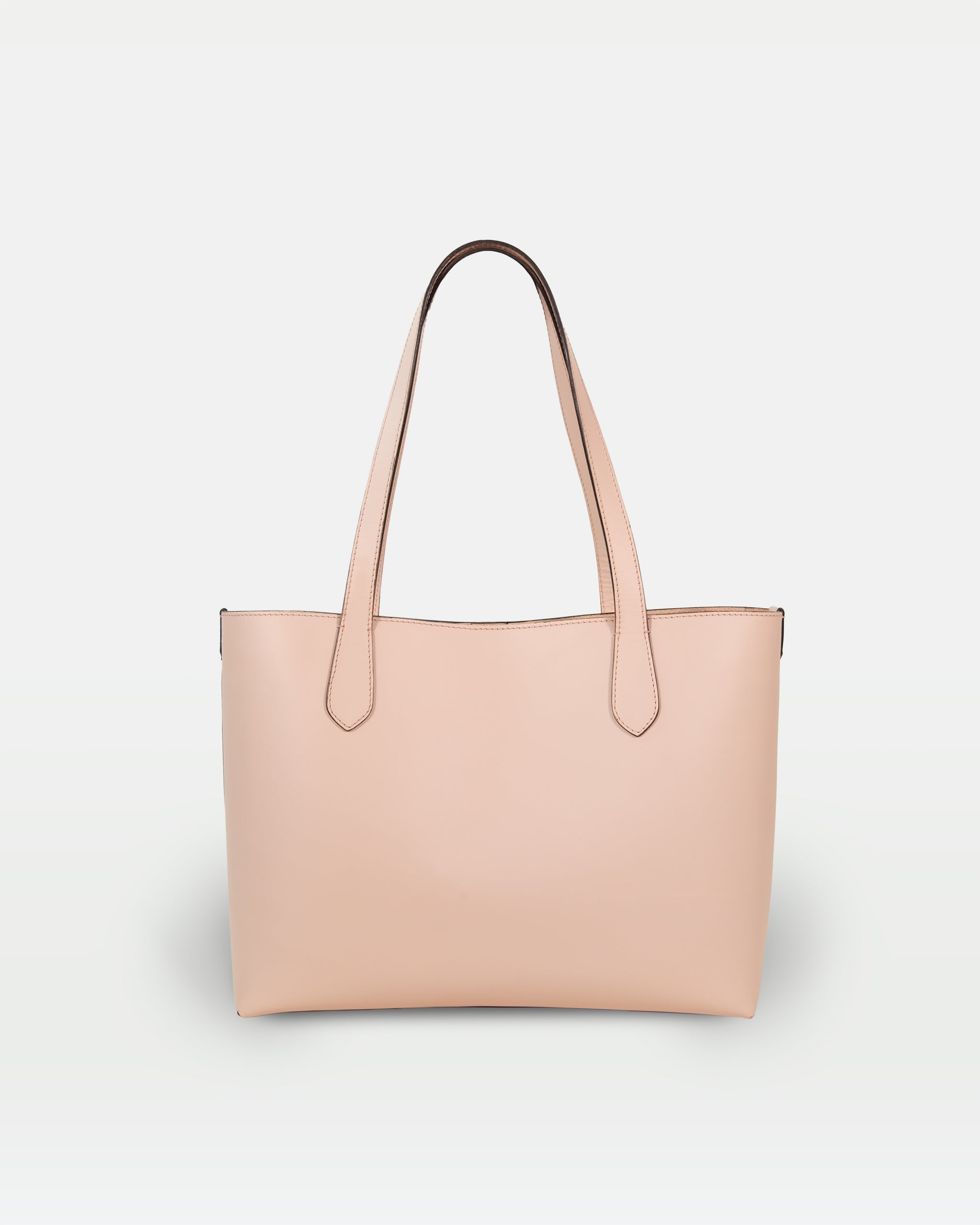 Elba medium size structured tote in vegetable-tanned leather