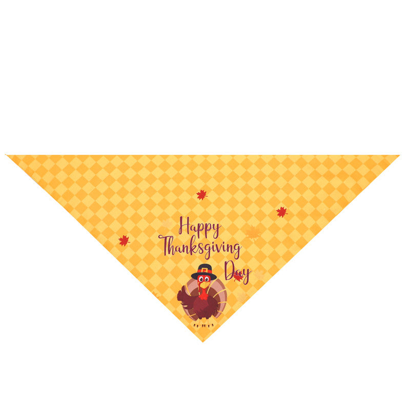 Turkey Thanksgiving Pet Bandana