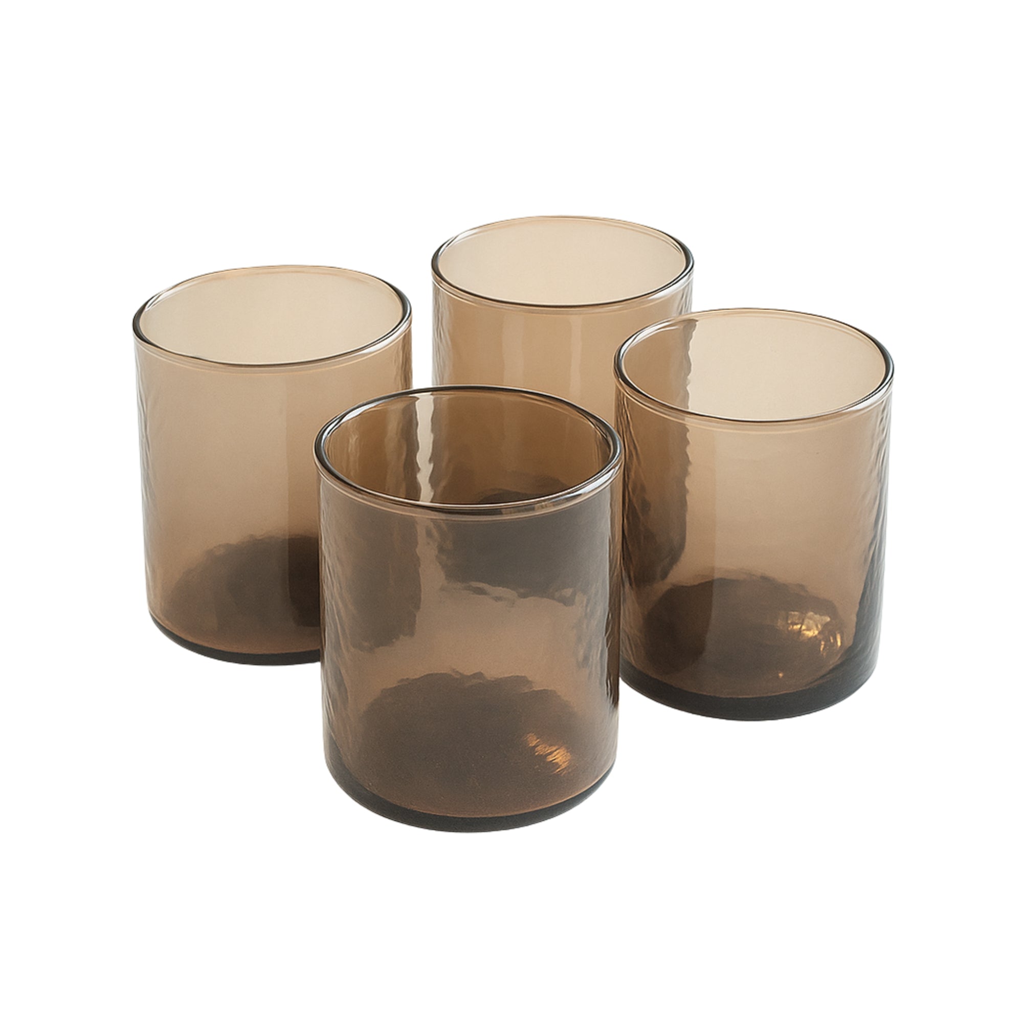 S/4 Recycled Hammered Glasses