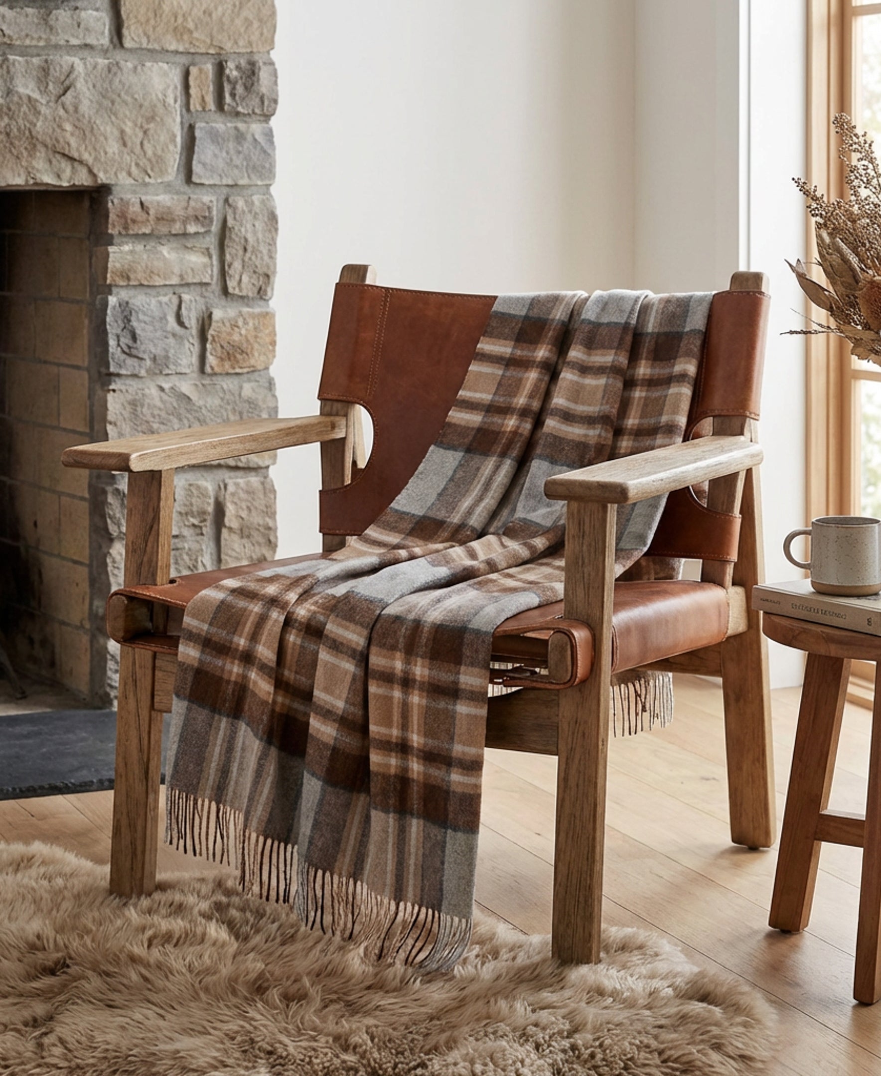 Highland Tweeds Shetland Lambswool Throw - McKellar