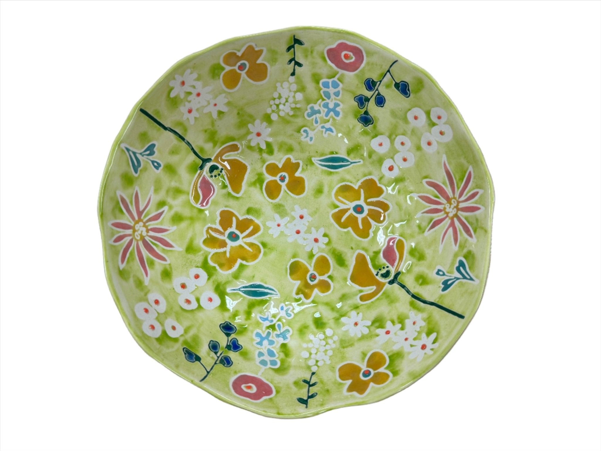 Primavera Handpainted Stoneware All - Pourpose Bowl - Che Cose Belle