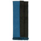 Highland Tweeds Reversible Double Cloth Throw - Sea/Green