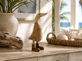 Bali Hand-Carved Bamboo Duck Sculpture