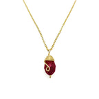 Gold Birthstone necklace