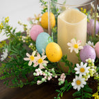 8" Artificial Easter Candle Holder Arrangement - Che Cose Belle