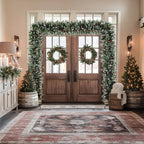 8' Artificial Holiday Green Christmas Pine Archway with Pinecones and Berries - Che Cose Belle