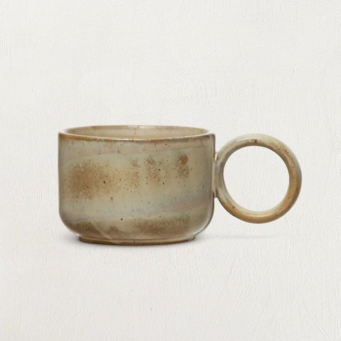 8 oz. Stoneware Mug with Reactive Glaze - Che Cose Belle
