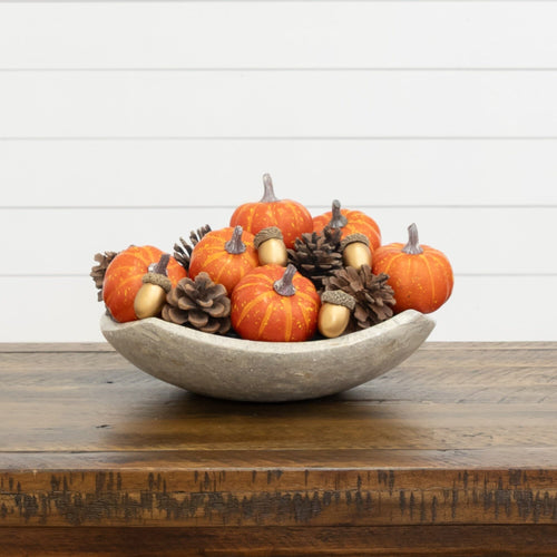 8-pc Artificial Autumn Harvest Assorted Fall Pumpkin Decor - Set of 2 - Che Cose Belle