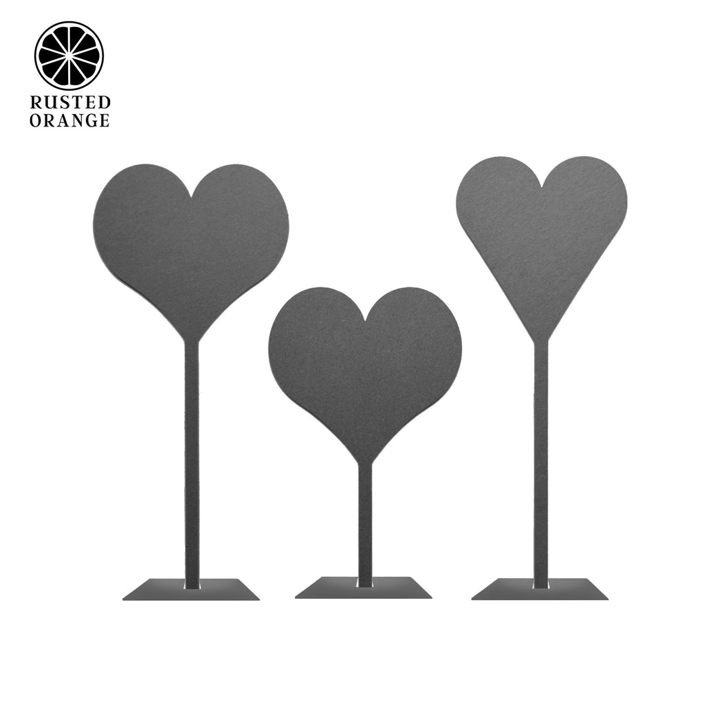 8" Stand - Up Hearts (Two Styles) - Romantic Date Night Decorations - Che Cose Belle