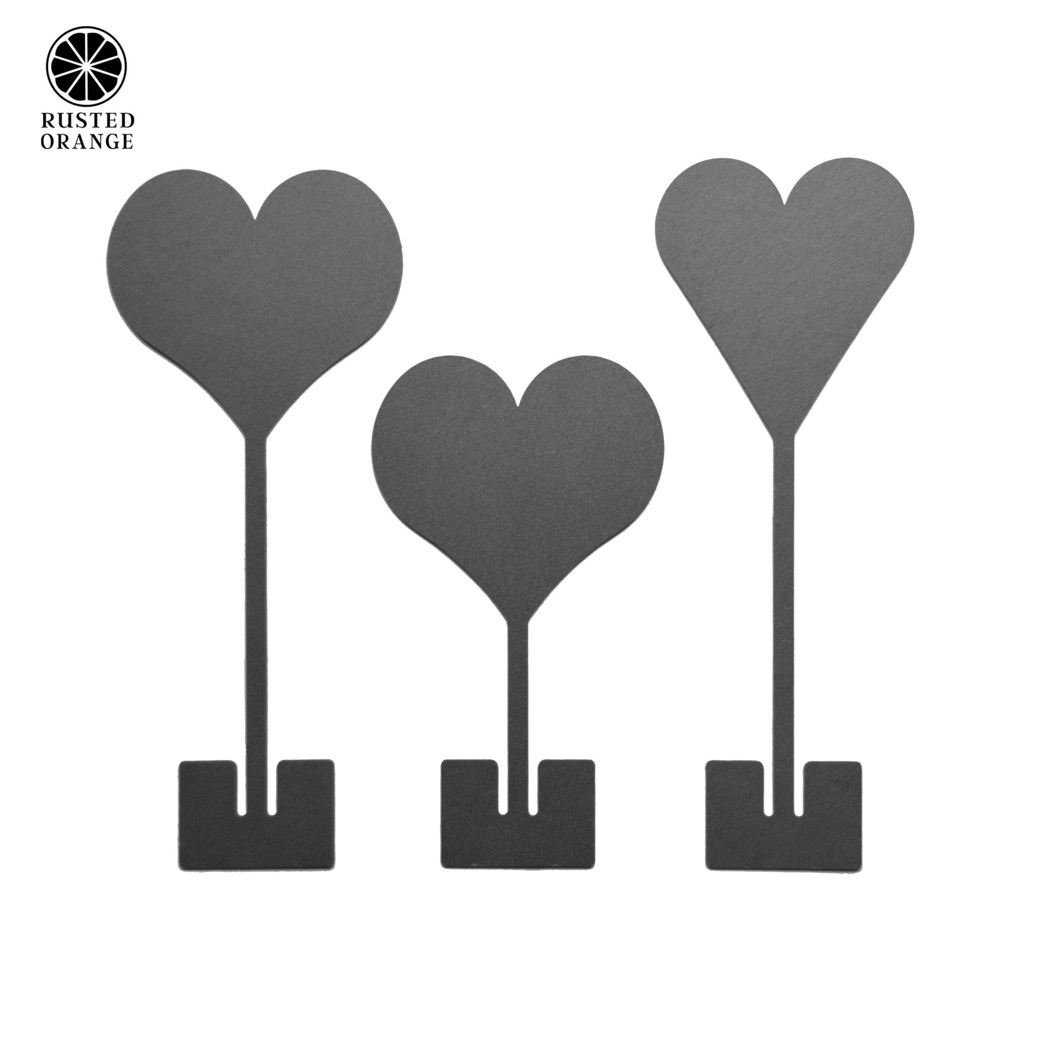 8" Stand - Up Hearts (Two Styles) - Romantic Date Night Decorations - Che Cose Belle