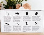 Gourmet 8-Vial Sourced Salt Set - 7 Regional Salts Gift Box for Cooking